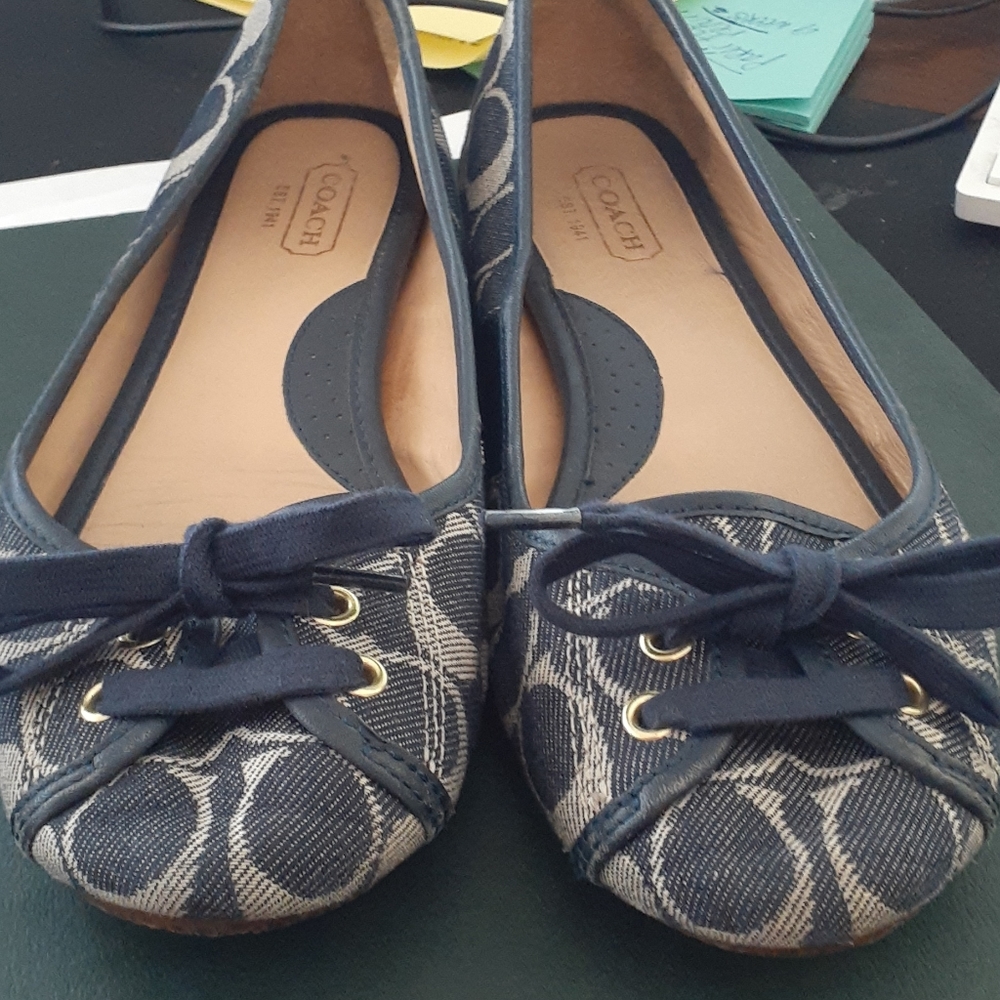 COACH Josie Denim Flats